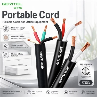 Cablu de alimentare flexibil de 600 V certificat BPS Cablu Royal Cord