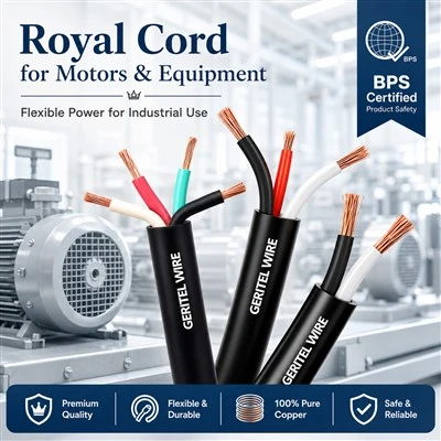 Snur flexibil Royal Cord 600V certificat BPS cu manta din PVC